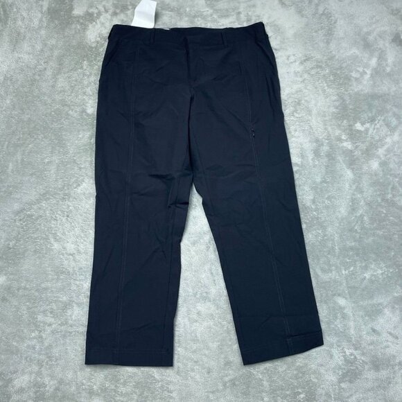 Kirkland Signature Ladies’ Travel Pant Size 12 Nylon/Elastane Navy a1593 - Picture 1 of 8